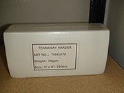 Embroidery Stabilizer, Tearaway, Hard, 70gsm, 4"*8", 250pcs, Cap size